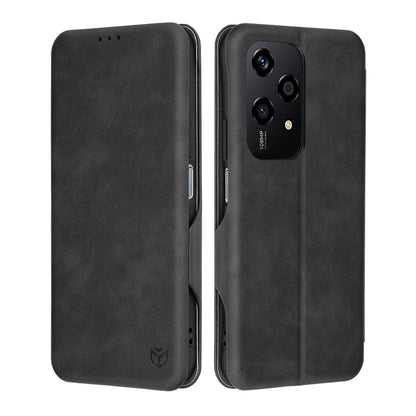Funda para Honor 200 Lite, Techsuit, Safe Wallet Plus, Negra