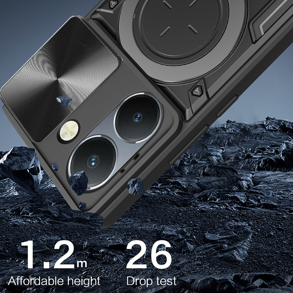 Funda para Honor 200 Pro, Techsuit, CamGuard Pro, Negra