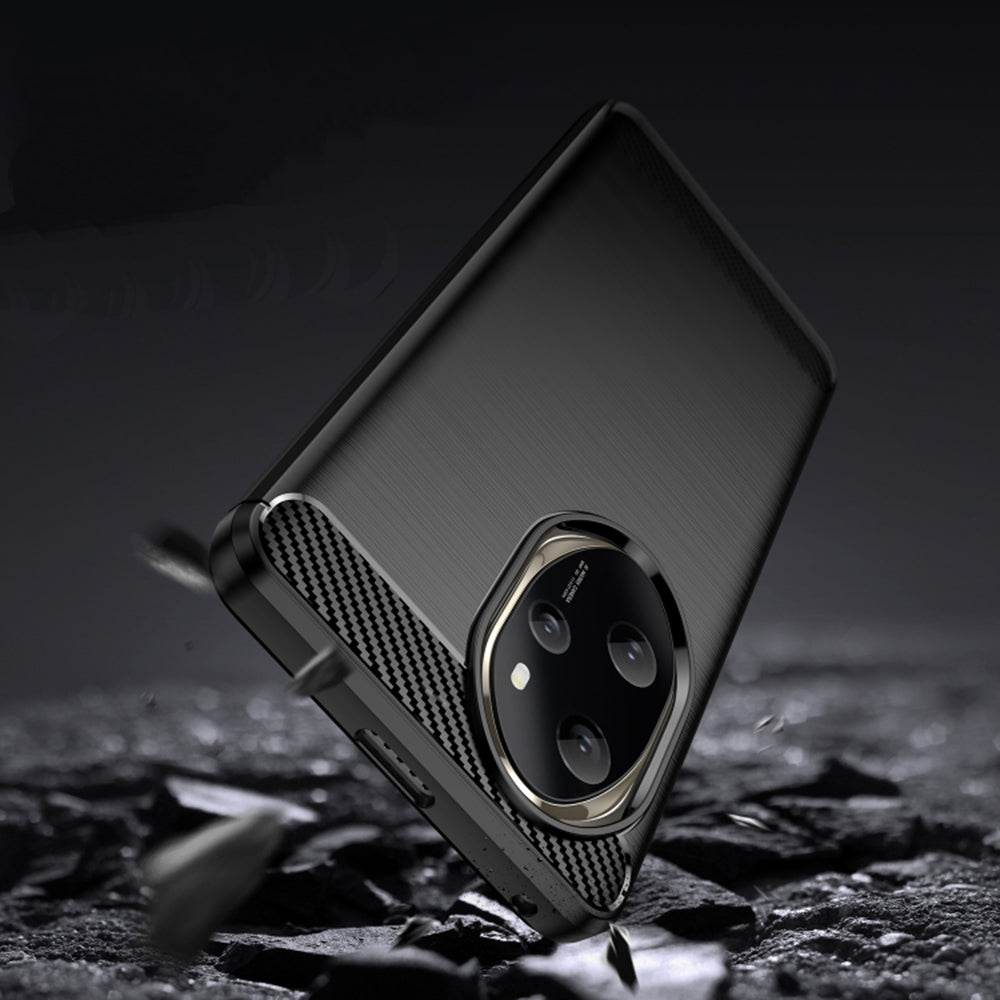 Funda para Honor 200 Pro, Techsuit, Carbono, Negra