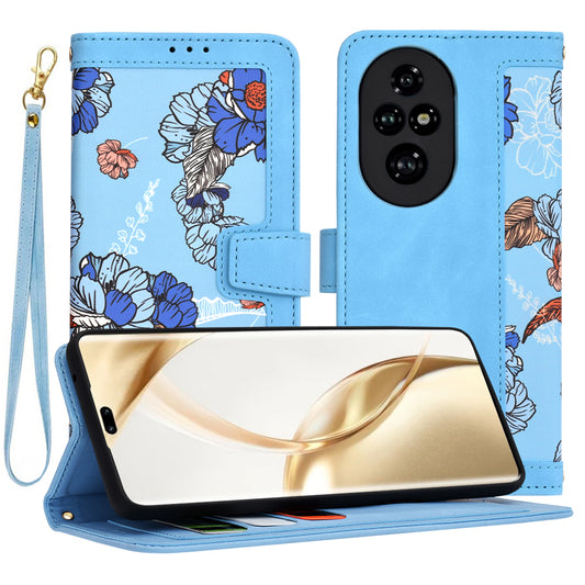Funda para Honor 200 Pro, Techsuit, FlipCraft, Azul
