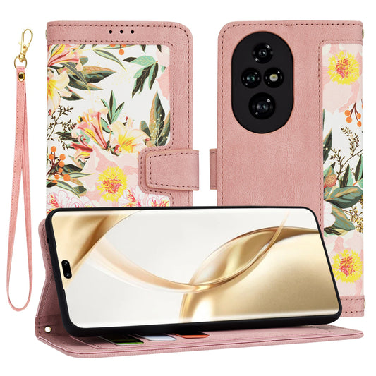 Funda para Honor 200 Pro, Techsuit, FlipCraft, Rosa