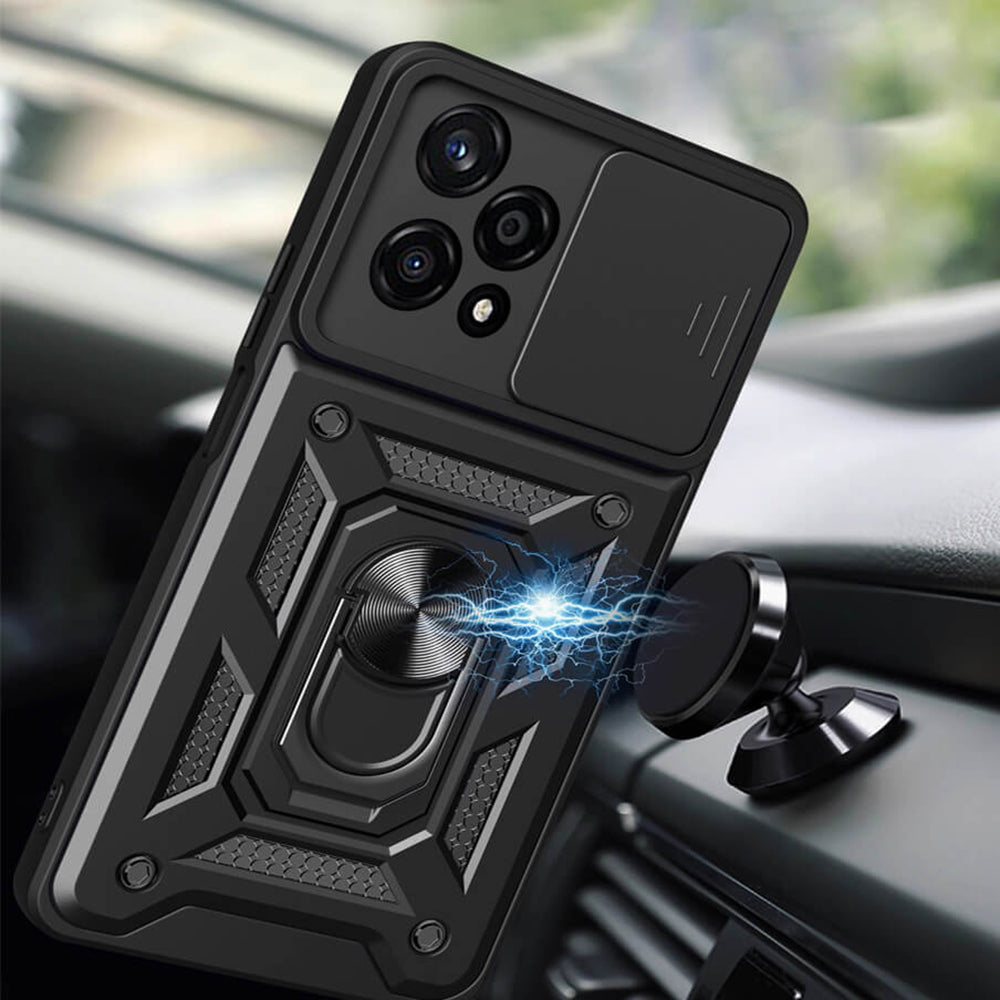 Funda para Honor 200, Techsuit, CamShield, Verde