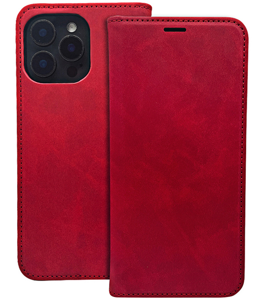 Funda para Honor 400 Lite, OEM, Smart Suede, Roja