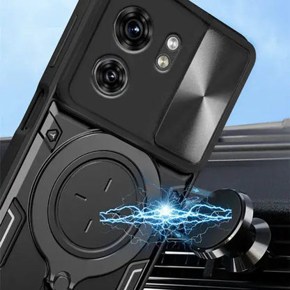 Funda para Honor 400 Lite, Techsuit, CamGuard Pro, Roja