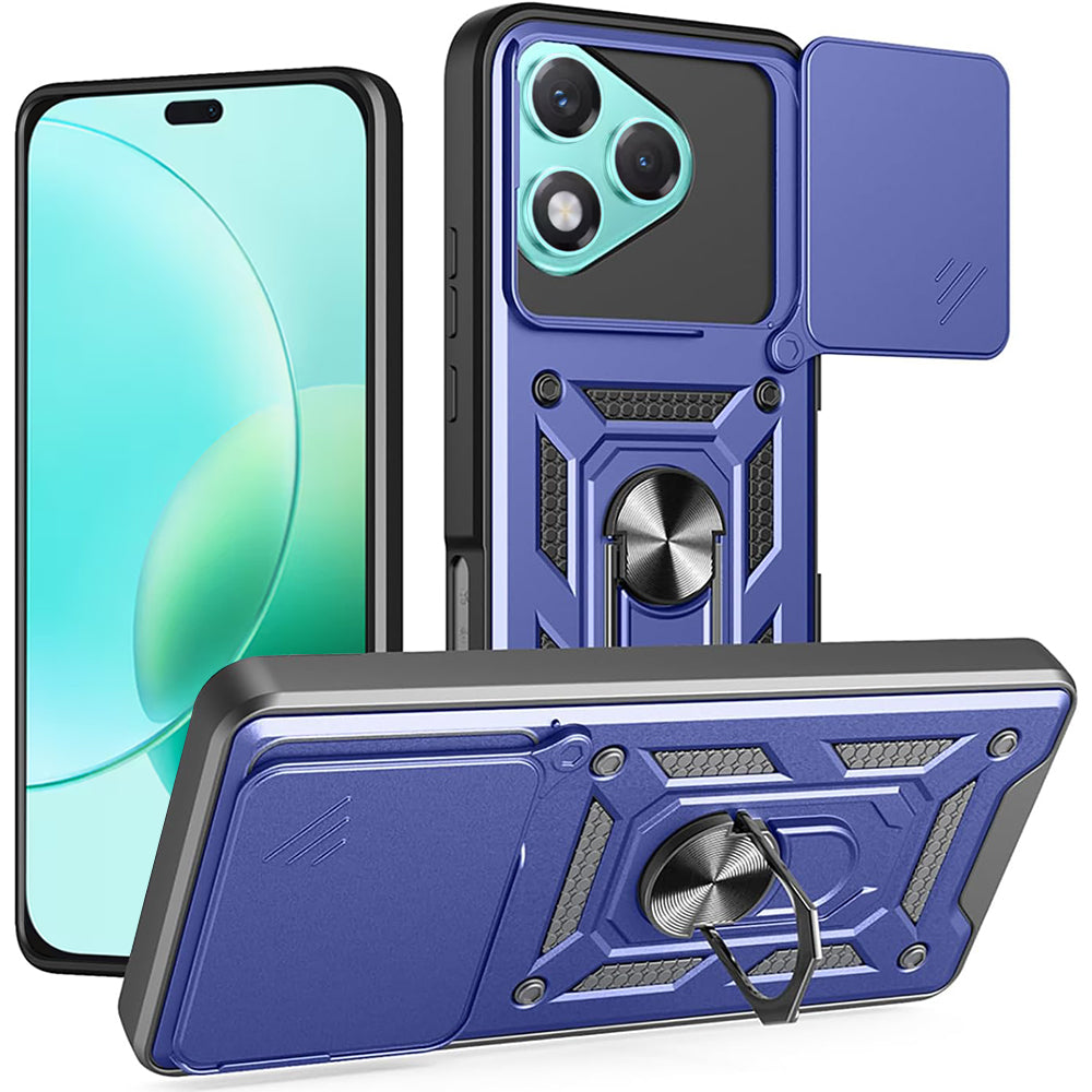 Funda para Honor 400 Lite, Techsuit, CamShield, Azul