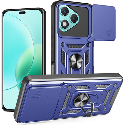 Funda para Honor 400 Lite, Techsuit, CamShield, Azul