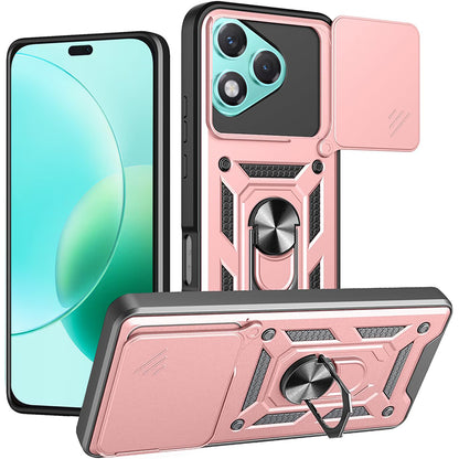 Funda para Honor 400 Lite, Techsuit, CamShield, Rosa
