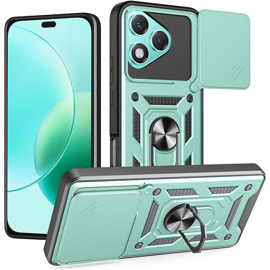 Funda para Honor 400 Lite, Techsuit, CamShield, Verde
