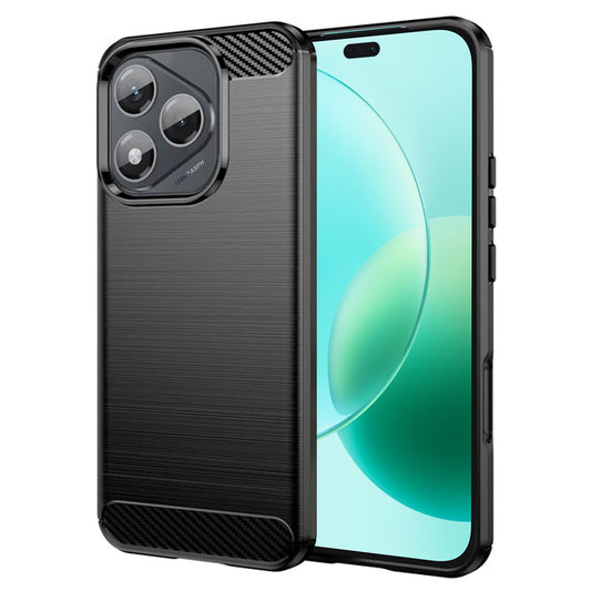 Funda para Honor 400 Lite, Techsuit, Carbono, Negra