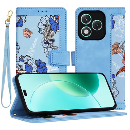 Funda para Honor 400 Lite, Techsuit, FlipCraft, Azul