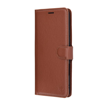 Funda para Honor 400 Lite, Techsuit, Leather Folio, Marrón