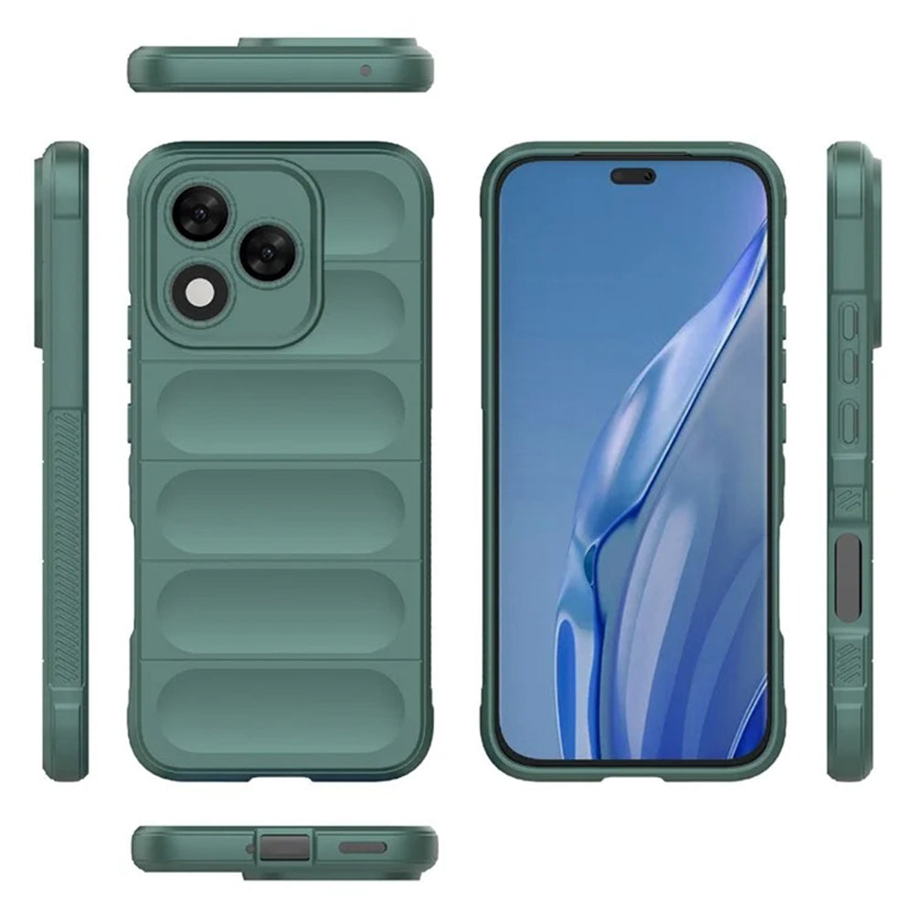 Funda para Honor 400 Lite, Techsuit, Magic Shield, Verde