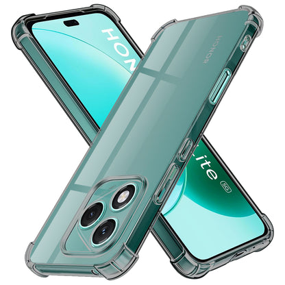 Funda para Honor 400 Lite, Techsuit, Transparente a prueba de golpes, Ahumada