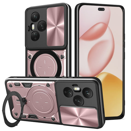 Funda para Honor 400 Pro, Techsuit, CamGuard Pro, Rosa Dorado