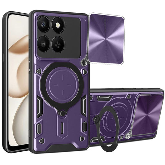 Funda para Honor 400 Smart 4G / X7d 4G / 400 Smart 5G, Techsuit, CamGuard Pro, Morado