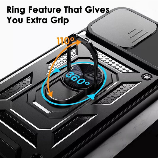 Funda para Honor 400 Smart 4G / X7d 4G / 400 Smart 5G, Techsuit, CamShield, Dorada