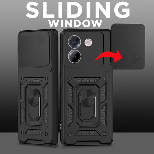 Funda para Honor 400 Smart 4G / X7d 4G / 400 Smart 5G, Techsuit, CamShield, Verde