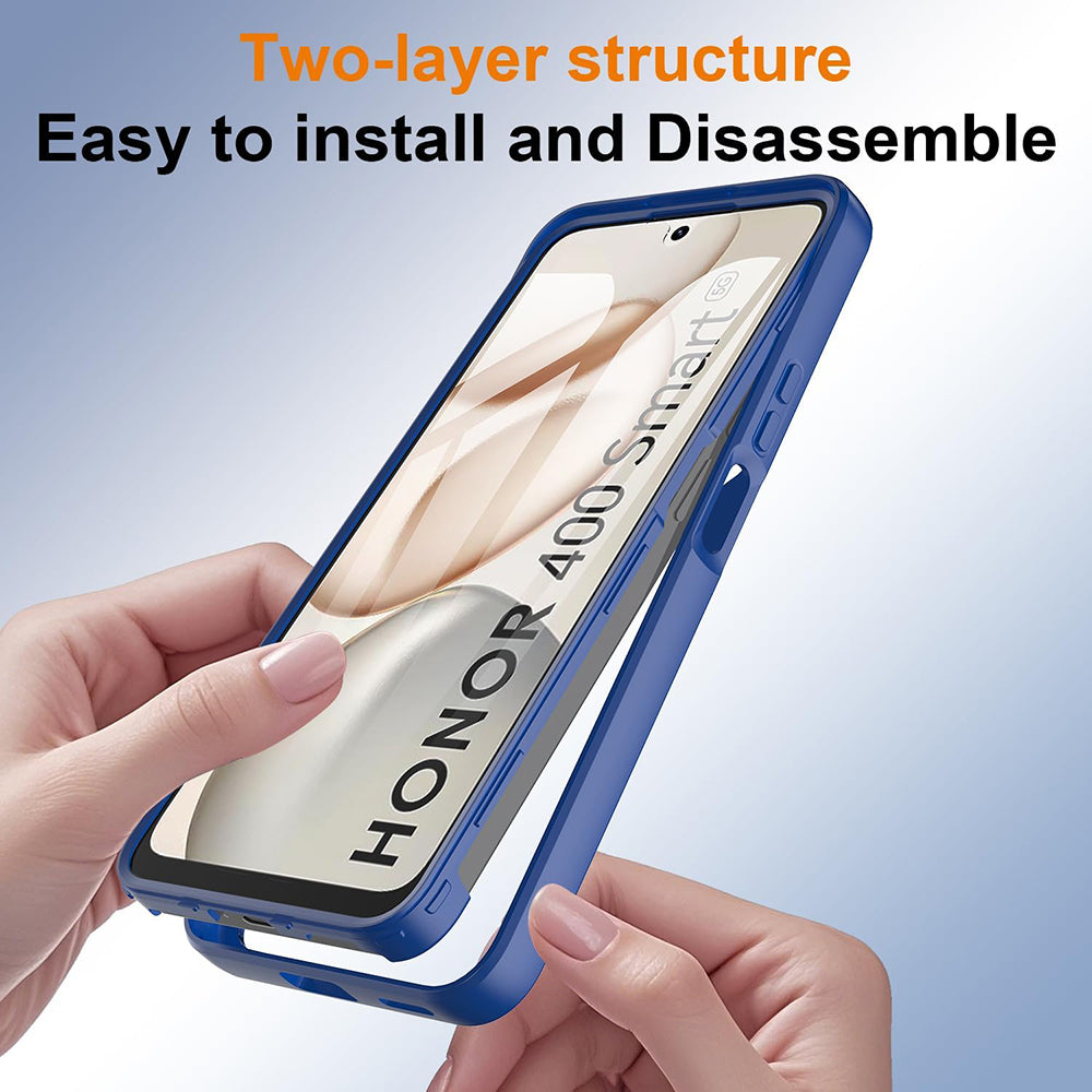 Funda para Honor 400 Smart 4G / X7d 4G / 400 Smart 5G, Techsuit, ColorVerse 360, Azul