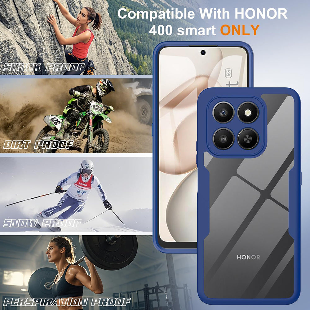 Funda para Honor 400 Smart 4G / X7d 4G / 400 Smart 5G, Techsuit, ColorVerse 360, Azul