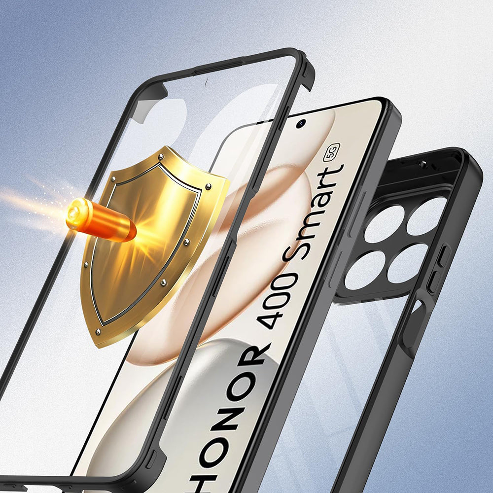 Funda para Honor 400 Smart 4G / X7d 4G / 400 Smart 5G, Techsuit, ColorVerse 360, Negra