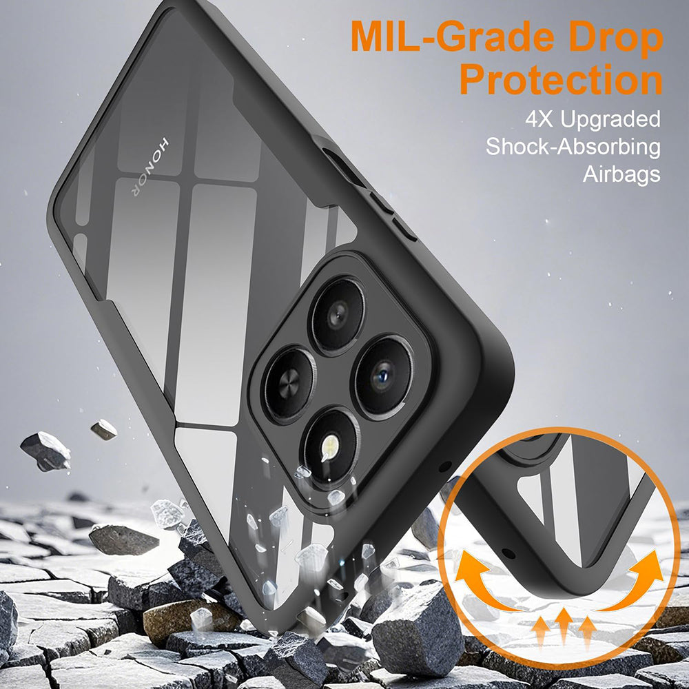 Funda para Honor 400 Smart 4G / X7d 4G / 400 Smart 5G, Techsuit, ColorVerse 360, Negra