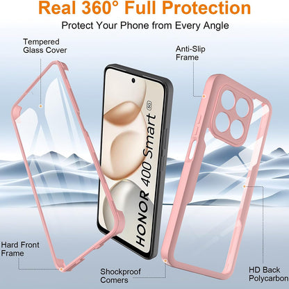 Funda para Honor 400 Smart 4G / X7d 4G / 400 Smart 5G, Techsuit, ColorVerse 360, Rosa