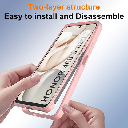 Funda para Honor 400 Smart 4G / X7d 4G / 400 Smart 5G, Techsuit, ColorVerse 360, Rosa