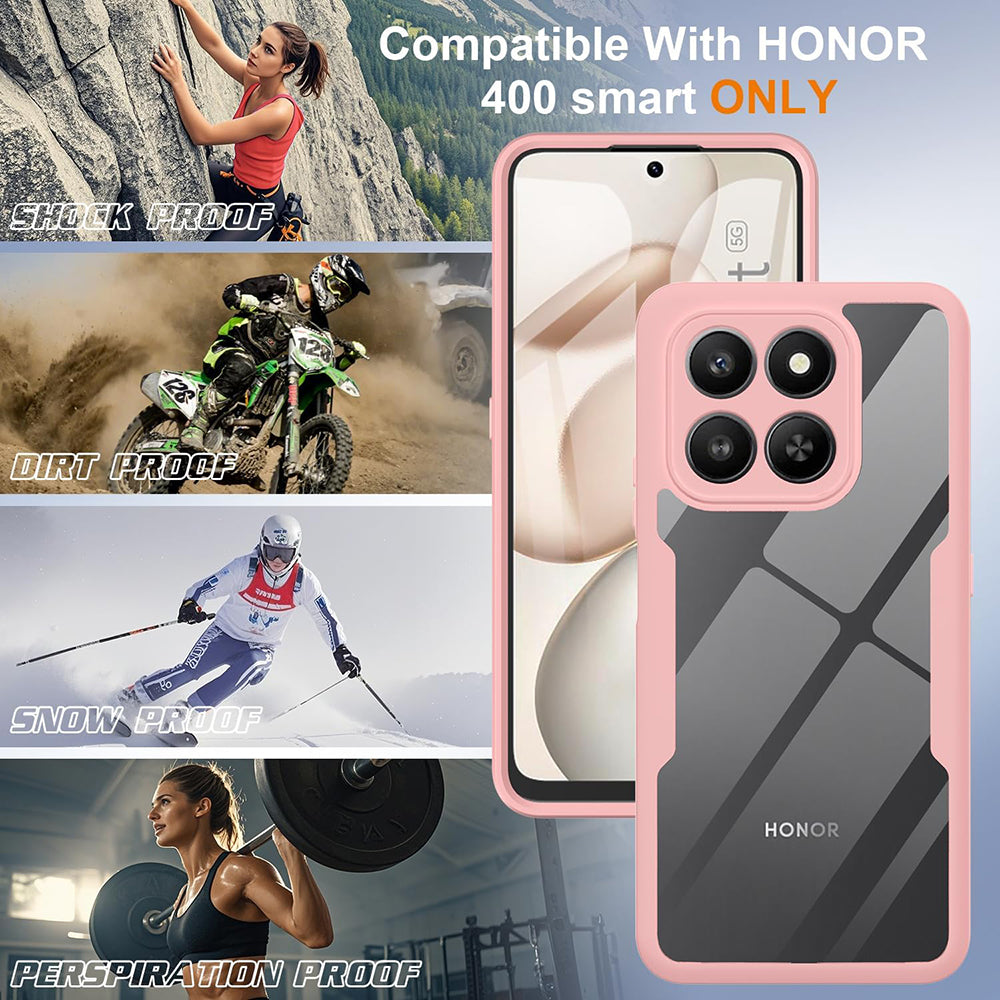 Funda para Honor 400 Smart 4G / X7d 4G / 400 Smart 5G, Techsuit, ColorVerse 360, Rosa