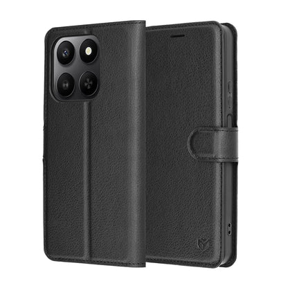Funda para Honor 400 Smart 4G / X7d 4G / 400 Smart 5G, Techsuit, Leather Folio, Negra