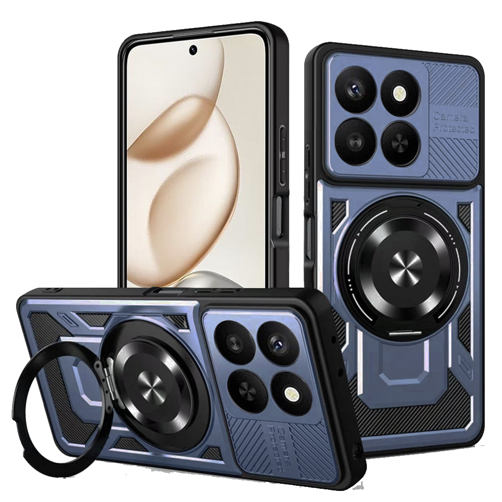 Funda para Honor 400 Smart 4G / X7d 4G / 400 Smart 5G, Techsuit, RuggedCam, Azul