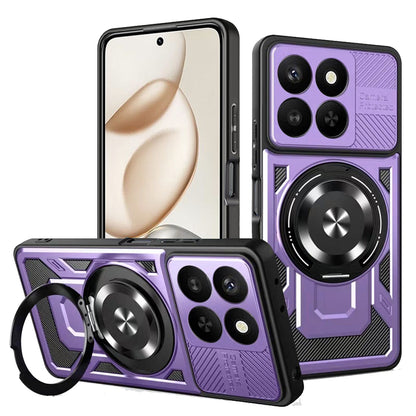 Funda para Honor 400 Smart 4G / X7d 4G / 400 Smart 5G, Techsuit, RuggedCam, Morado