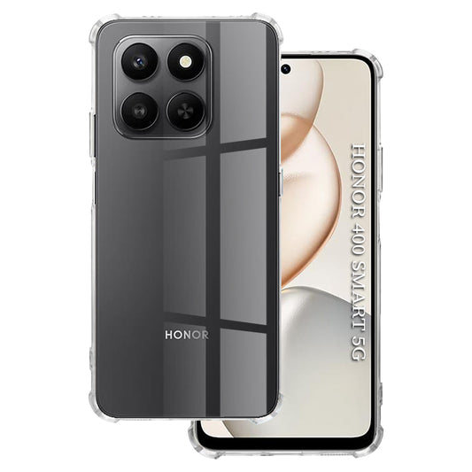 Funda para Honor 400 Smart 4G / X7d 4G / 400 Smart 5G, Techsuit, Transparente a prueba de golpes