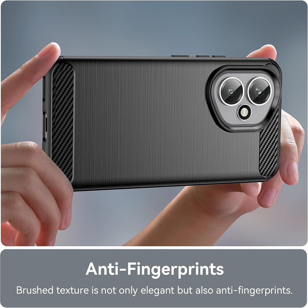 Funda para Honor 400, Techsuit, Carbono, Negra