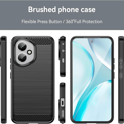 Funda para Honor 400, Techsuit, Carbono, Negra