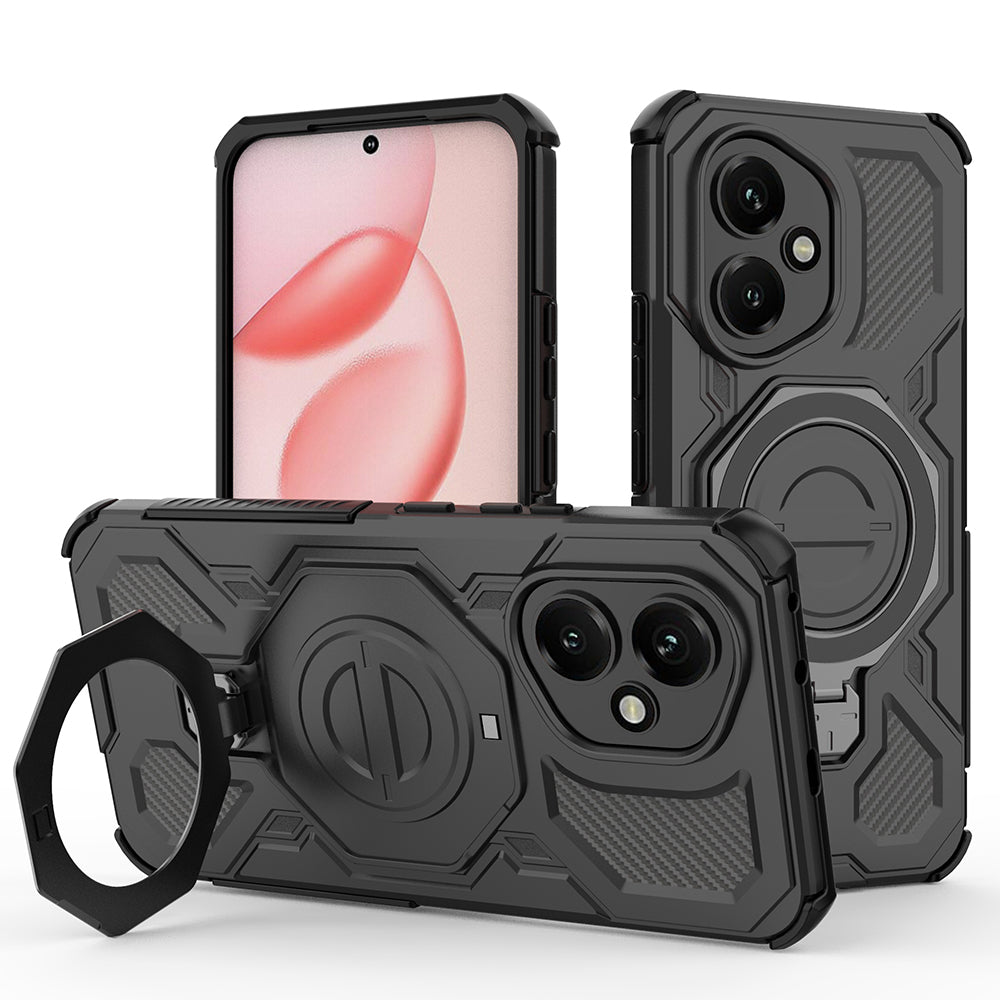 Funda para Honor 400, Techsuit, Carbon Shield Pro, Negra