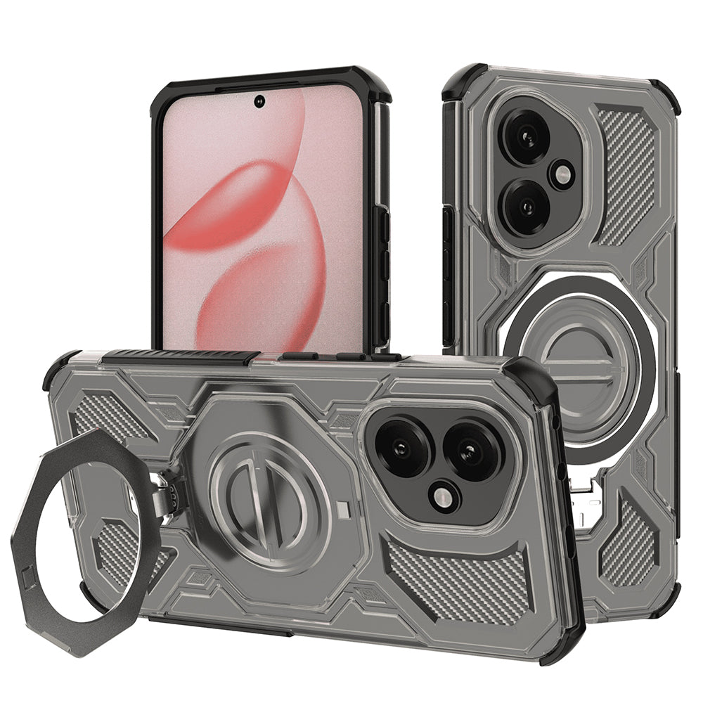 Funda para Honor 400, Techsuit, Carbon Shield Pro, Fumurie