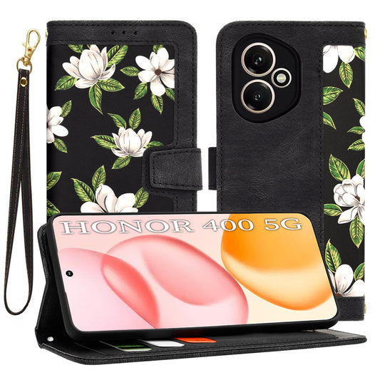 Funda para Honor 400, Techsuit, FlipCraft, Negra