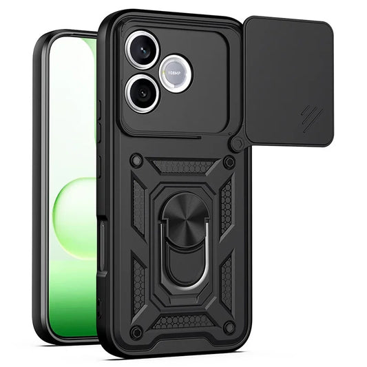 Funda para Honor 600 Lite, OEM, CamShield, Negra