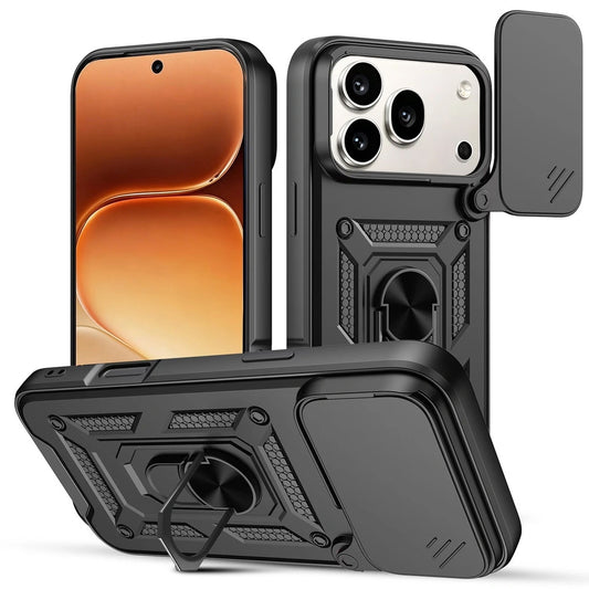 Funda para Honor 600 Pro, OEM, CamShield, Negra