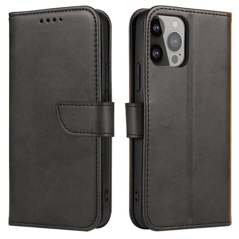 Funda para Honor 600 Lite, OEM, Marva Wallet, Negra