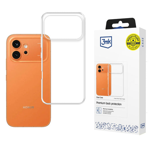 Funda para Honor 600, 3MK, Clear, Transparente