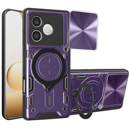 Funda para Honor 600 Lite, Techsuit, CamGuard Pro, Morado
