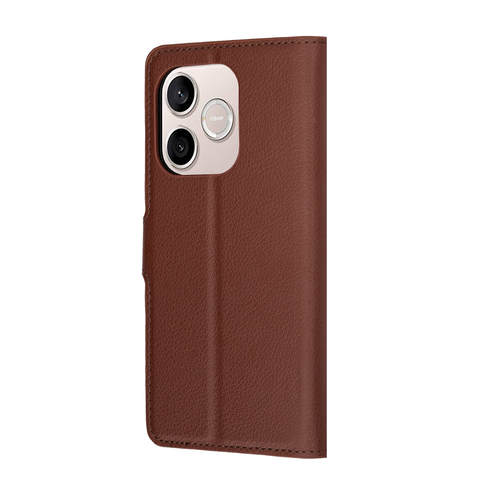 Funda para Honor 600 Lite, Techsuit, Leather Folio, Marrón