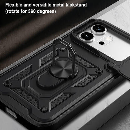 Funda para Honor 600 Pro / 600, Techsuit, CamShield, Azul