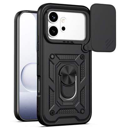 Funda para Honor 600 Pro / 600, Techsuit, CamShield, Negra