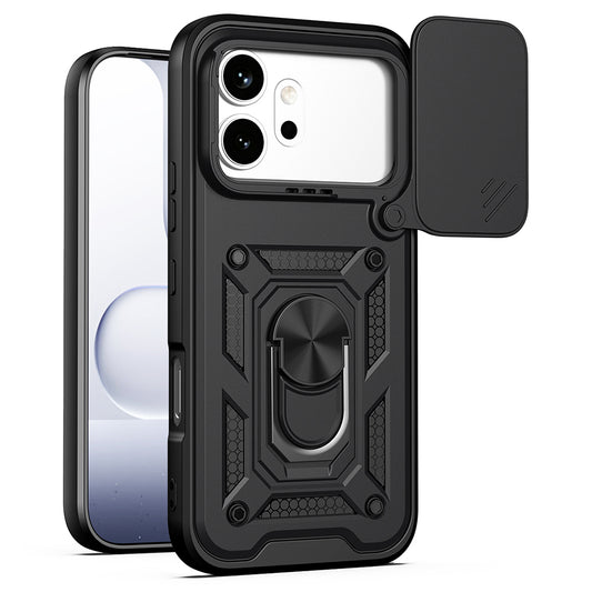 Funda para Honor 600 Pro / 600, Techsuit, CamShield, Negra