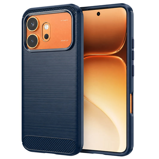 Funda para Honor 600 Pro / 600, Techsuit, Carbono, Azul