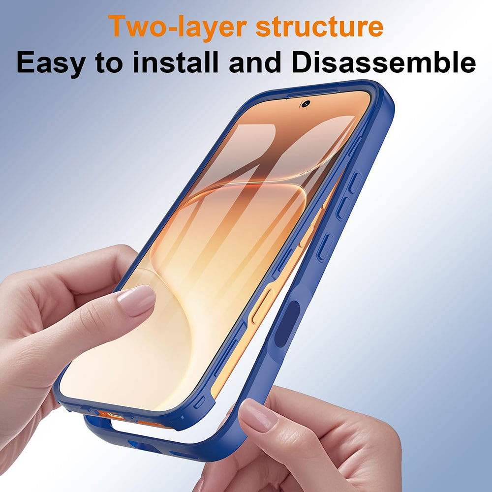 Funda para Honor 600 Pro / 600, Techsuit, ColorVerse 360, Azul