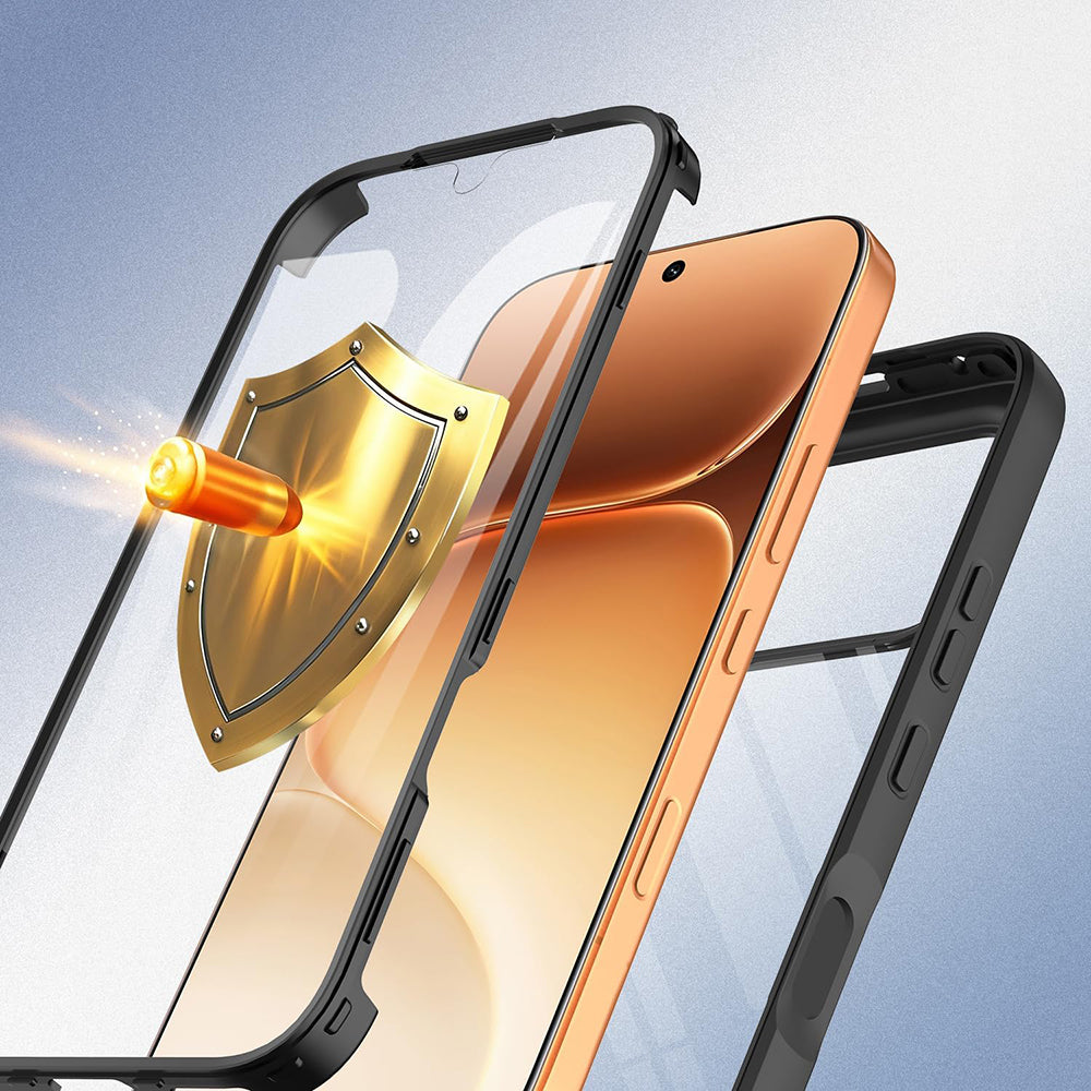Funda para Honor 600 Pro / 600, Techsuit, ColorVerse 360, Negra