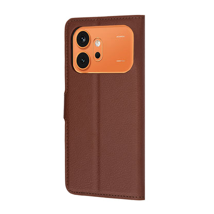 Funda para Honor 600 Pro / 600, Techsuit, Leather Folio, Marrón